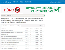 Tablet Screenshot of dongnai24h.com
